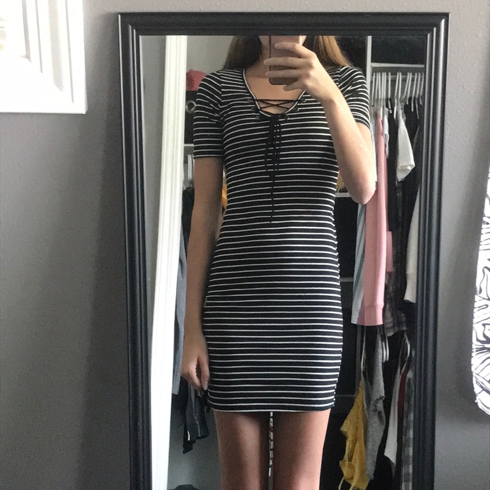 Stripped maxi dress
